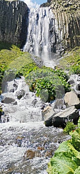 Terskol waterfall, Russia