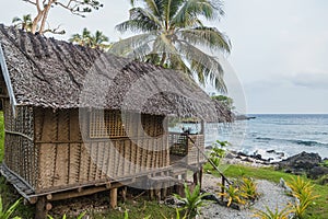 Terter Hot Spring bungalows. Craig cove village,Ambrym island, Malampa prov, Vanuatu.