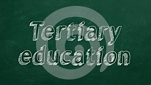 Tertiary education