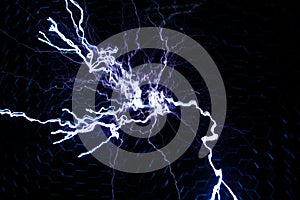 Tesla Coil Lightning photo