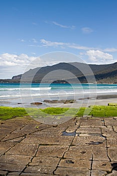 Tessellated pavement in Tasmania.