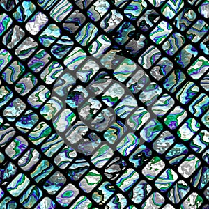 tessellation Sea Nacre Pattern