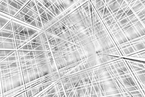 Tesseract background abstract network cyber web multicolor