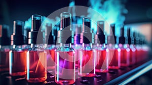 Test atomizer background background smoke liquid science research equipment white health vapor medicine laboratory