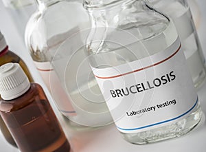 Test brucellosis in laboratory