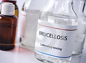 Test brucellosis in laboratory, conceptual image