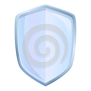 Test protective glass icon, cartoon style