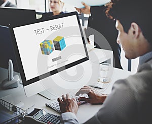 Test Result Development Evaluation Progress Concept