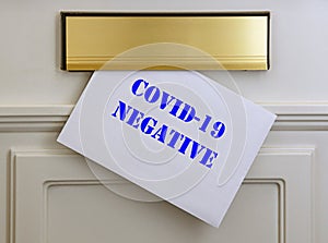 Test Results Letter - Covid-19 Negative photo