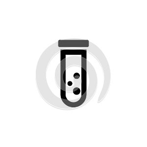 Test tube vector icon