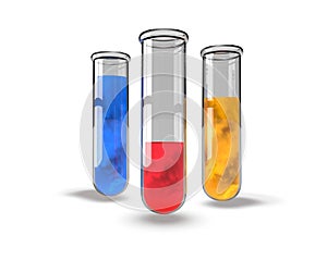 Test tube chemical analysis laboratory