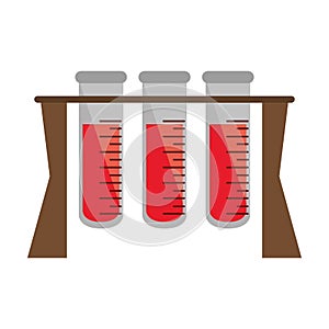 Test tube rack medicine laboratory