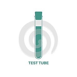 Test Tube with Rubber Stopper