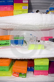 Test Tube Samples in Freezer