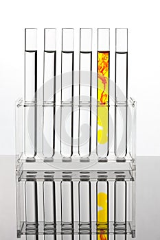 Test tube for testing in a chemical laboratory