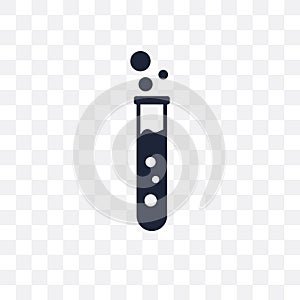 Test tube transparent icon. Test tube symbol design from Science