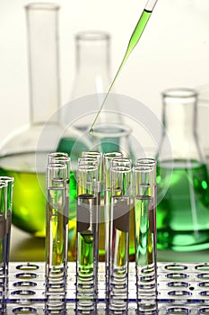Test Tubes in Laboratory