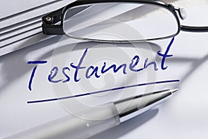 Last Will And Testament