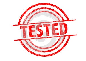 TESTED Rubber Stamp