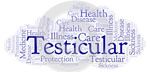 Testicular word cloud.