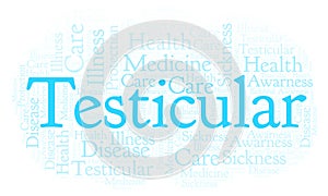 Testicular word cloud.