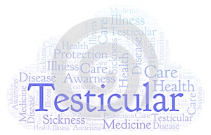 Testicular word cloud.