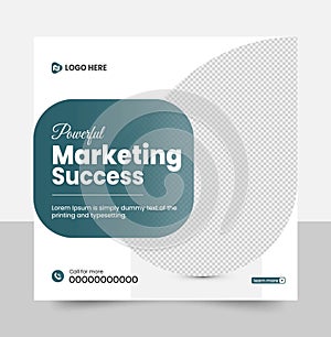 Creative Digital Marketing Social Media Template for Promotion, Engagement, and Brand Awareness