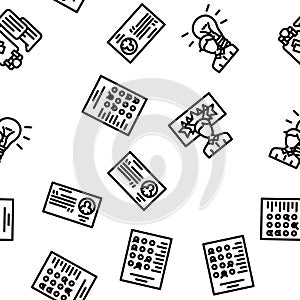 testimonial feedback quote vector seamless pattern