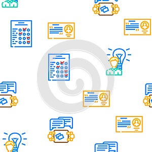 testimonial feedback quote vector seamless pattern
