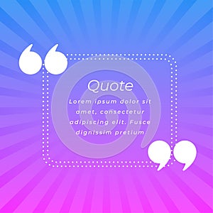 testimonial quotation or content background for inspiring messages
