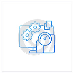Testing apps gradient icon