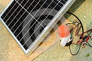 Testing bilge pump connected to use power photo