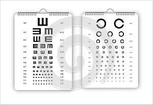 Testing Board for verification of the patient, vector image Testing isolated on white background.