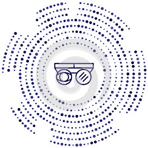 testing glasses vector icon. testing glasses editable stroke. testing glasses linear symbol for use on web and mobile apps, logo,