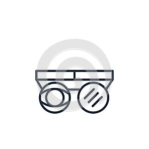 testing glasses vector icon. testing glasses editable stroke. testing glasses linear symbol for use on web and mobile apps, logo,