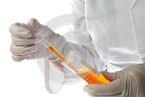 Testing liquid lab sample - Urine