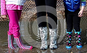 Testing out the new Galoshes