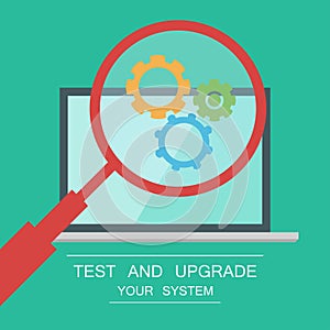Testing system icon