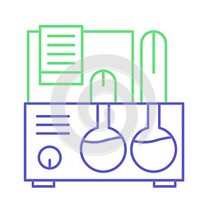 Testing tube Isolated Vector icon that can be easily modified or edited