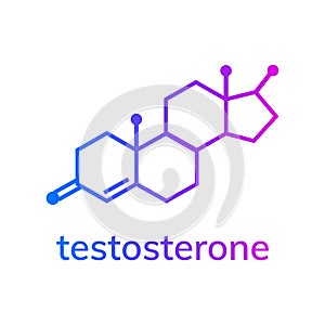 Testosterone chemical formula