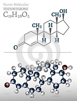 Testosterone Molecule Image