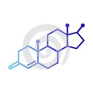Testosterone vector icon