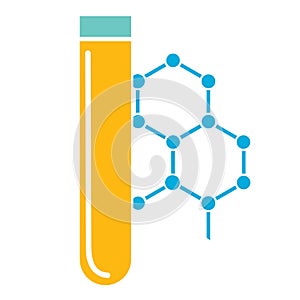 Testtube molecule icon