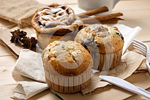 Testy Muffins and Cinnamon roll