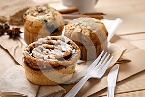 Testy Muffins and Cinnamon roll