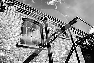 Tetbury Railyard - Tetbury Gloucestershire. Black and White photo