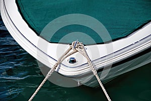 Tethered Boat Abstract