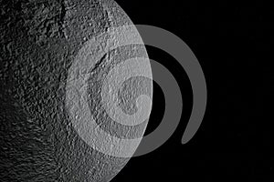 Tethys, the moon of Saturn - Solar System