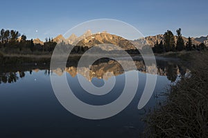 Teton Peak Reflection, Grand Teton National Park
