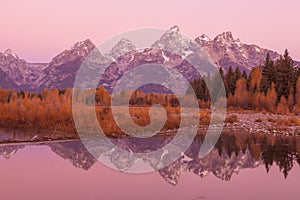 Teton Reflection at Sunrise
